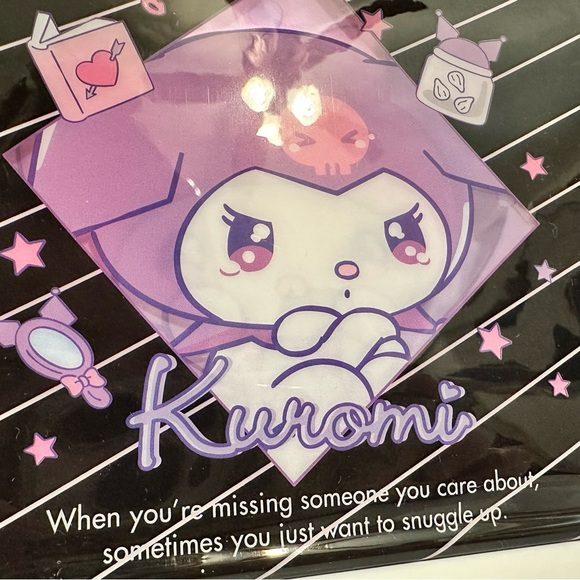 Kuromi Black and Purple Pouch - Picture 8 of 9